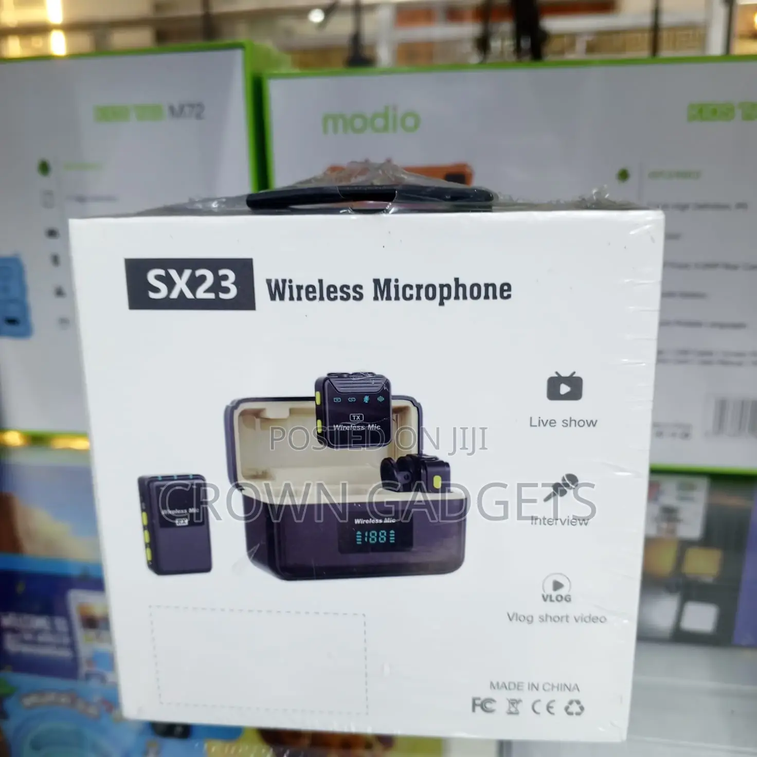 Sx23 Plug Play Wireless Mic Interview Content Creator