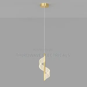 Vintage Led Spiral Pendant Light