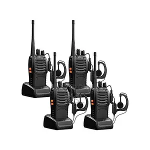Baofeng Bf-888s Walkie Talkies 16 Channels 2-Way - 4 Pieces Pack