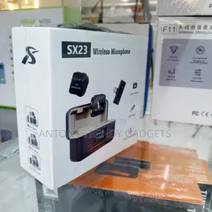 Sx23 Vlog Wireless Mic Noise Reduction 9 Hour Battery