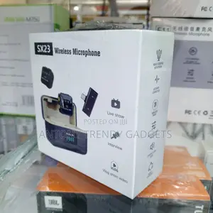 Sx23 Lapel Microphone Set With Digital Display Case