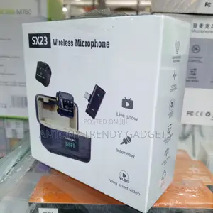 Sx23 Lapel Microphone Set With Digital Display Case