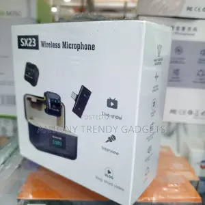 Sx23 Lapel Microphone Set With Digital Display Case