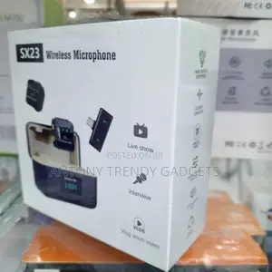 Sx23 Plug Play Wireless Mic for Interview Streaming