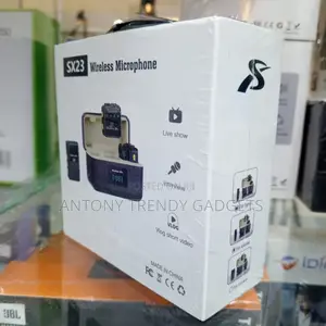Sx23 Wireless Lavalier Mic Set 40m Range Charging Case