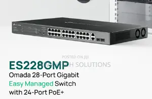 With 24-Port Poe+ Tp-Link Es228gmp 28-Port Gigabit Switch