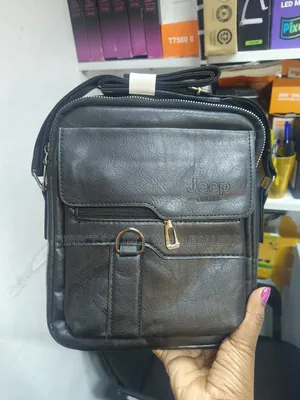 Unisex Sling Shoulder Bag Black in Colour
