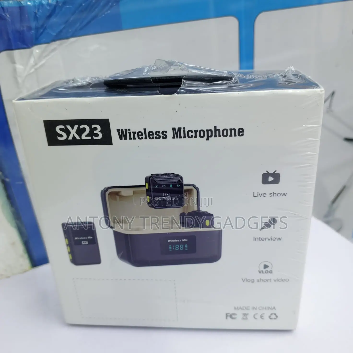 Sx23 Lapel Mic Set iPhone Android Camera Plug Play