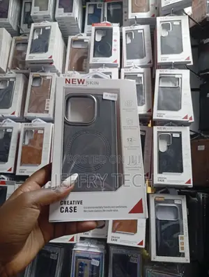 iPhone 16 Pro High-Quality Magnetic Leather Case