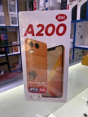 New Itel A200+ 128 GB Black