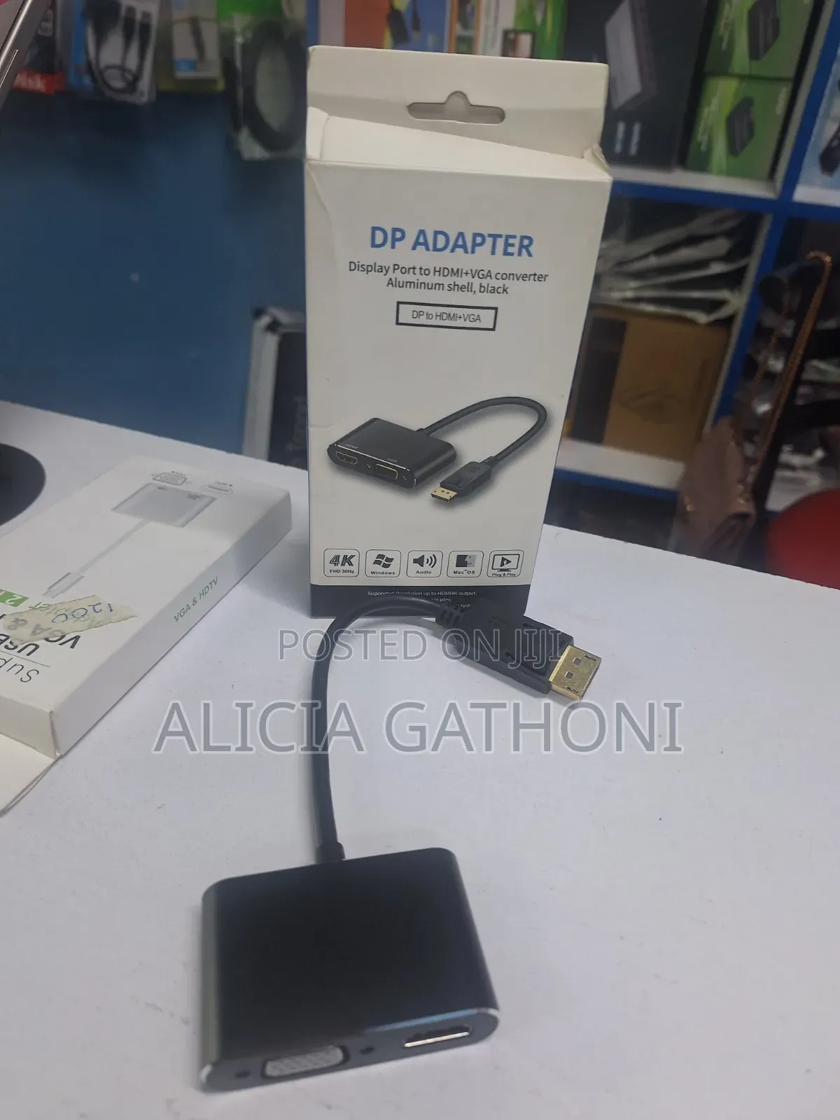 Display Port to Hdmi +Vga