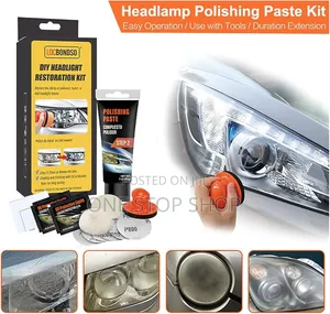Manual Use Headlight Restoration Kit Cleaner for Headlight Clarity