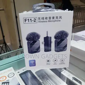 F11-2 Dual Wireless Microphone 3-in-1 Receiver Vlog Mic Set