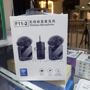 F11-2 Wireless Lavalier Mic iPhone Android Camera 20m Range
