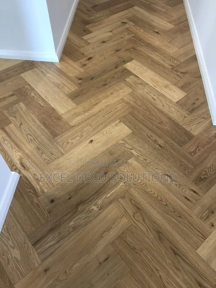 Herringbone SPC Flooring for Stylish and Premium Interior Floor Use