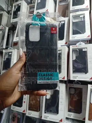 Black Rugged Armor Silicone Phone Case