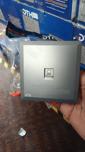Metallic Single Faceplate