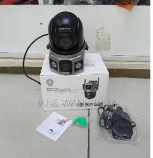 Dual Lens CCTV Camera - 4g Ac Powered Full Coverage