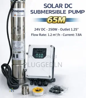 Premier Solar Dc Submersible Pump 65m- 250w