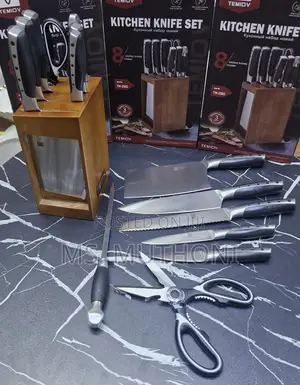 High Density Molecular Stainless Steel 8 Pc Knife Set