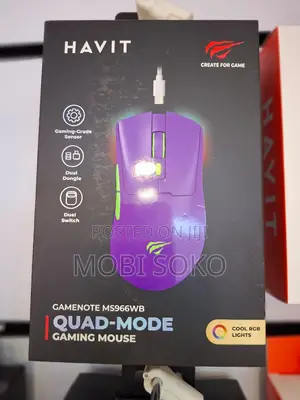 Havit Gaming Mouse Ms966wb Quad-Mode