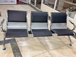 Office Waiting Bench - 3-Link Padded Visitor Seating