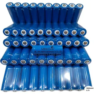7800mah 3.7v Rechargeable Li-Ion Battery/ Ultra Fire 18650 Batteries