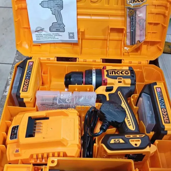Professional Rechargeable Ingco 20v Brushless Drill / Ingco Drill