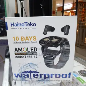 Haino Teko 12 Smart Watch Combo Earbuds 10 Days Battery