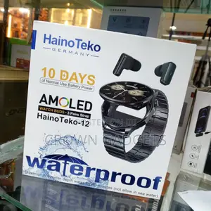 Haino Teko-12 Smart Watch With Buds Heart Rate Spo2
