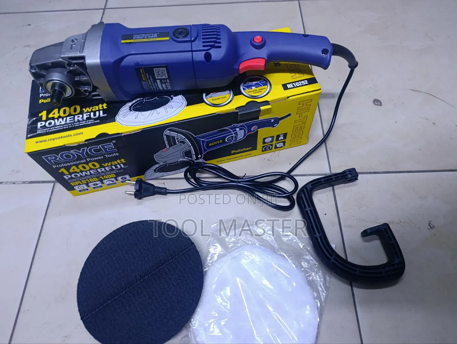 7" Royce Electric Polisher/1800watts Angle Polisher