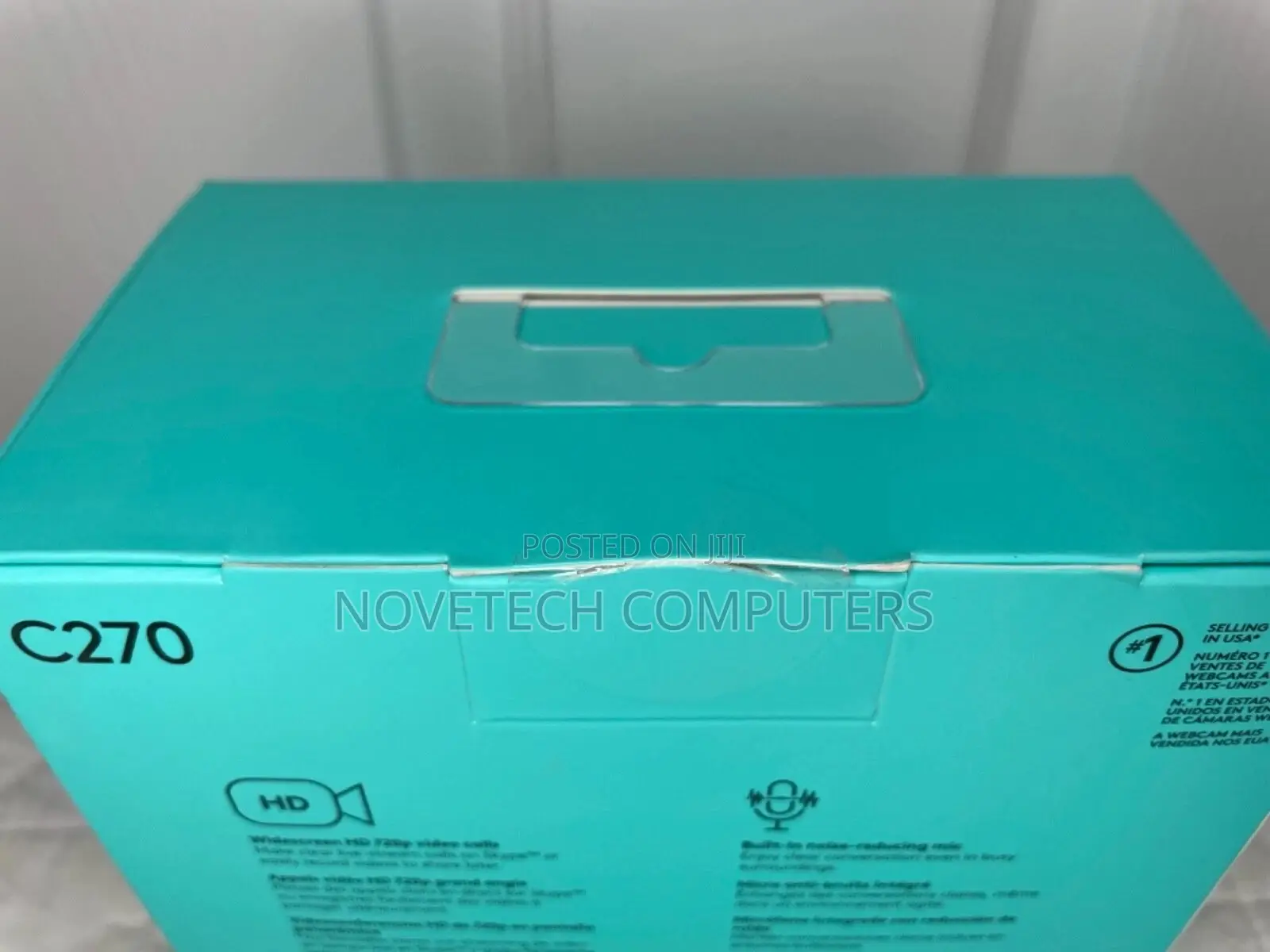 Genuine New Sealed Logitech C270 Hdwebcam 720p 30 FPS Fixed Focus Lens