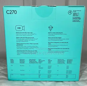 Genuine New Sealed Logitech C270 Hdwebcam 720p 30 FPS Fixed Focus Lens