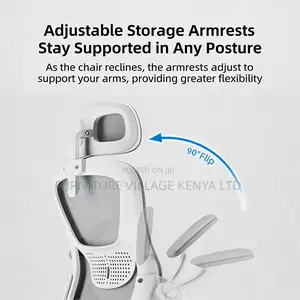 Modern White Adjustable Home Computer Chair
