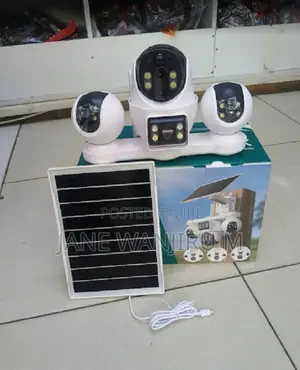 New V380max Four Lens 4g PTZ Solar Camera