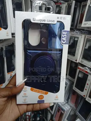 Redmi Note 13 Pro Plus Armor-Style Rugged Case With a Blue Finish.