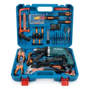 Makita 100+ PCS Impact Drill Tool Kit Full Toolbox Set.