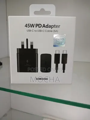 Samsung 45w Pd Charger Adapter With Usb Type C to Type C Cable