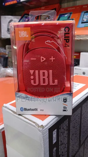 Clip 4 JBL Red Bluetooth Speaker