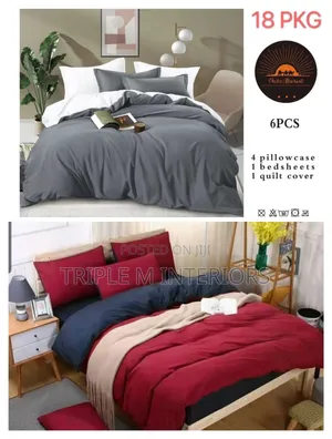 Modern 2 Sided Duvet Cover Set