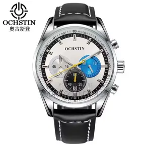 Ochstin Chronograph Leather Strap Watch