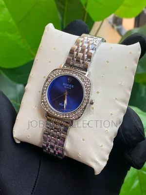 Blue Face Ladies Rolex Geneva Watch