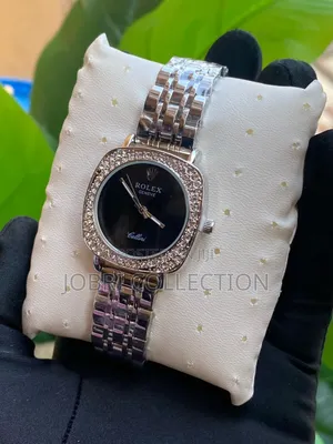 Black Face Ladies Rolex Geneva Watches