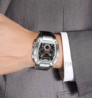 Skmei Leather Strap Mens Watch