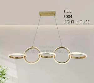 Modern Horizontal Rings Hanging Light Chandelier Pendant Light