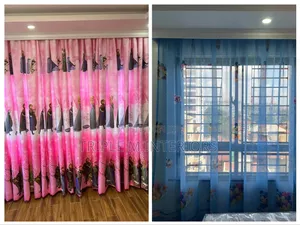 Soft Glow Cartoon Curtains With Light Sheer Finish