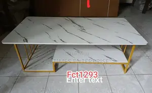 Executive White Marble Coffee Table