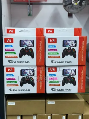 V8 Bt Wireless Game Controller Joystick For Android/Ios