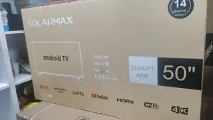 Solarmax 50 Inches Uhd Smart Android Tv Frameless