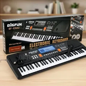 61 Keys- Electric Piano With Microphone and Charging Cable in Kenya